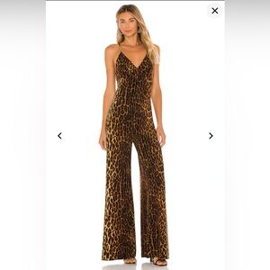 Norma Kamali Animal Print Jumpsuit
